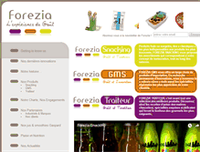 Tablet Screenshot of forezia.fr